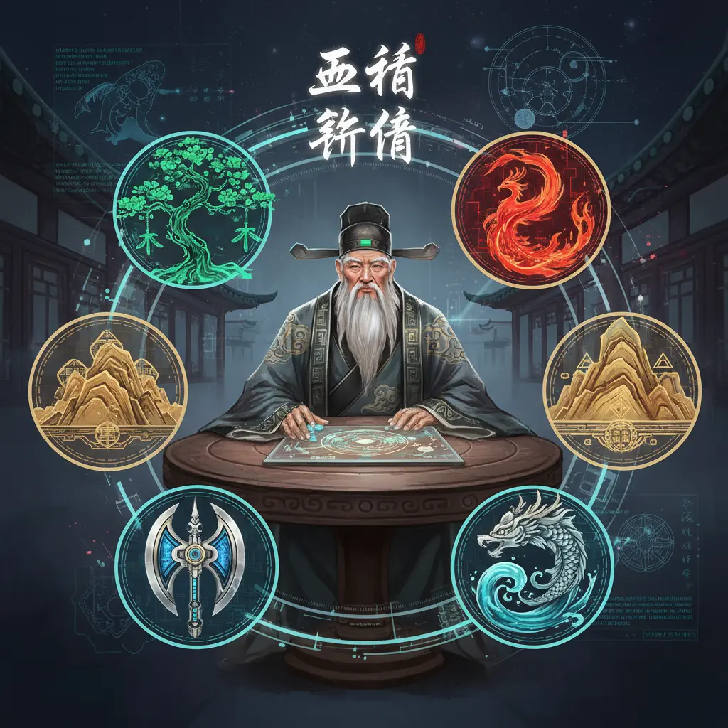 算命師傅 - 五行