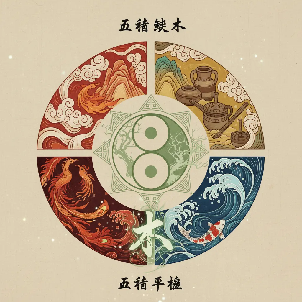 五行平衡 - 五行缺木
