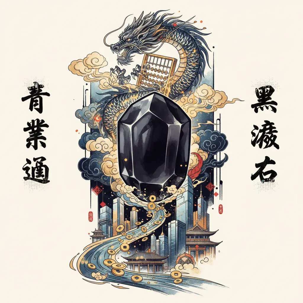 事業運 - 黑曜石