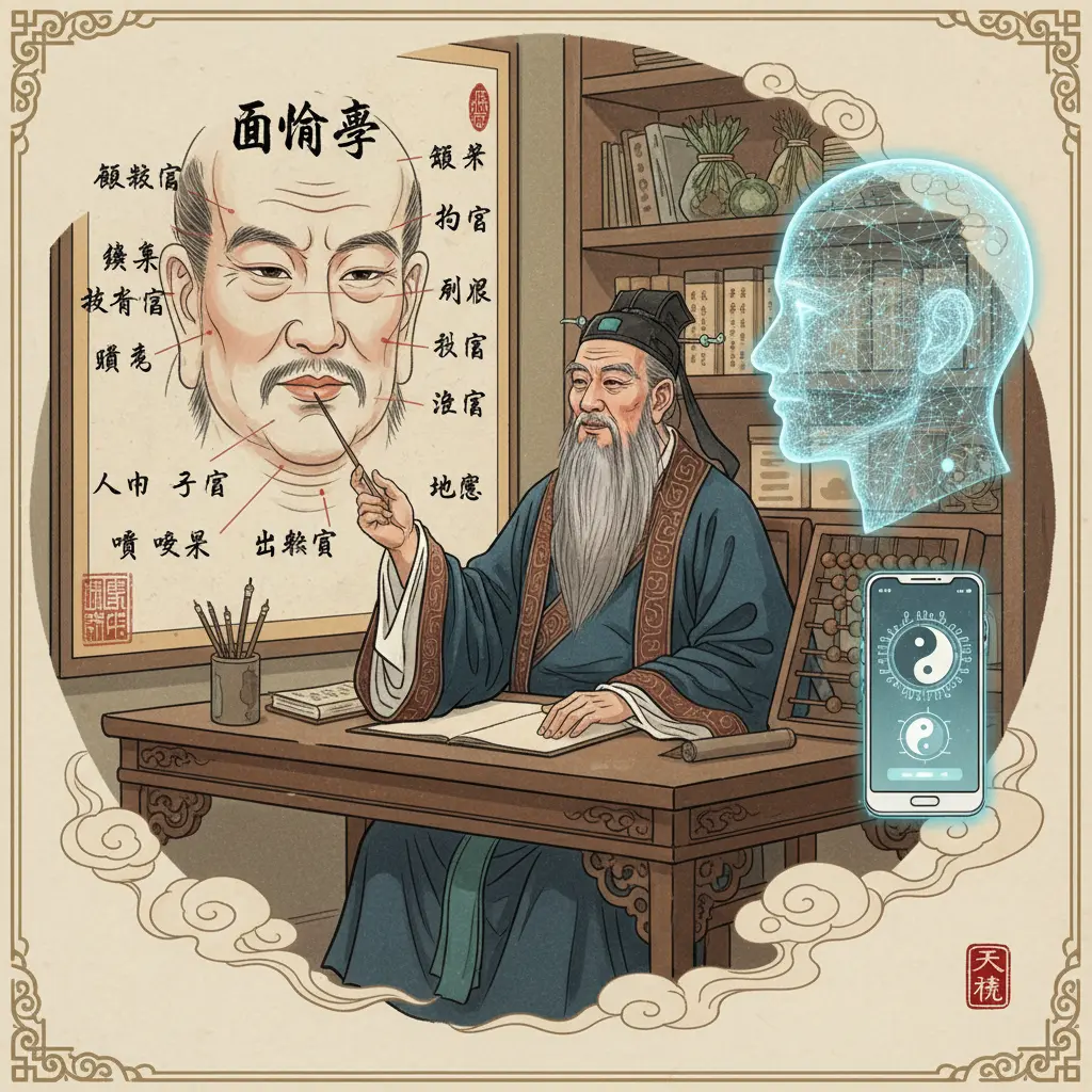 算命師傅 - 面相學